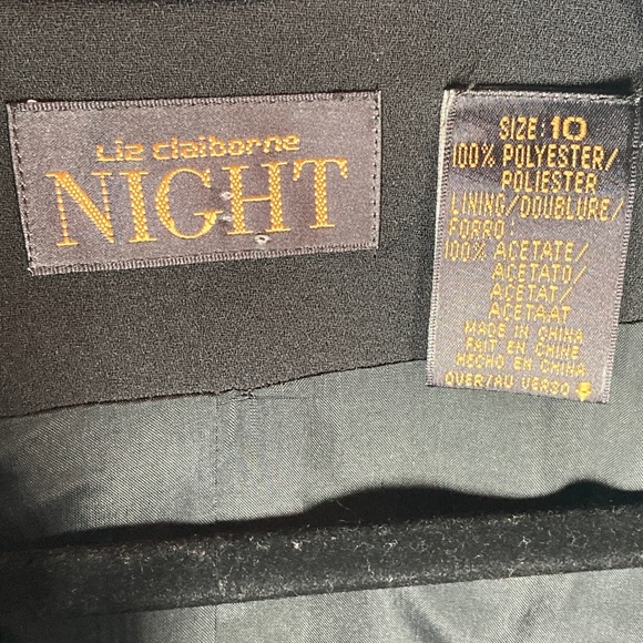 Liz Claiborne Embellished front and Collar Suit Jacket - Picture 6 of 6